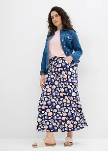 Jupe longue en jersey viscose, bonprix
