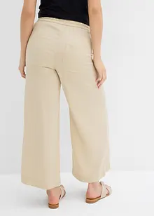 Pantalon 7/8 en Tencel à taille élastiquée, bonprix