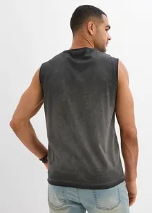 Lot de 2 débardeurs marcel aspect délavé, bonprix