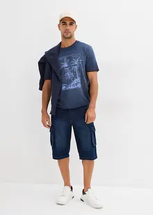 T-shirt aspect délavé en coton, bonprix