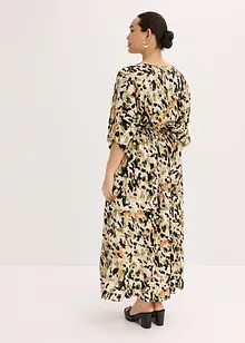 Robe longue en viscose fluide avec application de sequins, bonprix