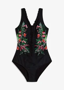 Maillot 1 pièce sculptant, maintien modéré, bonprix
