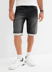 Bermuda en molleton effet jean, loose, bonprix