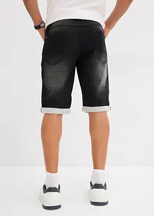 Bermuda en molleton effet jean, loose, bonprix