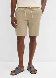 Bermuda 100% coton à taille élastiquée, Regular, bonprix