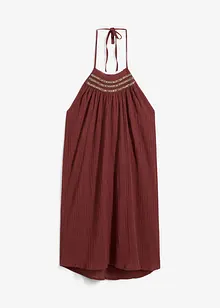 Robe à bretelles, effet froissé, bonprix