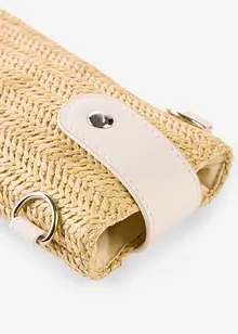 Petit sac à bandoulière aspect paille, bonprix