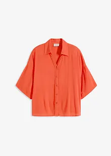 Chemisier manches courtes en viscose légère, bonprix