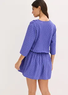 Kurzes Kleid aus texturiertem Material, bonprix