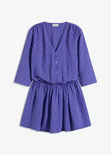 Robe courte en matière texturée, bonprix