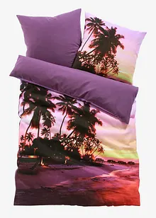 Parure de lit réversible motif plage, bonprix