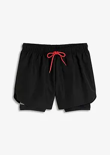 Short de sport 2-en-1 ultra-léger, bonprix