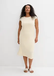 Robe midi aspect maille, bonprix
