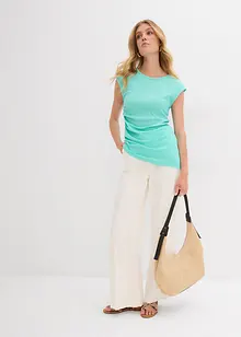 T-shirt en crêpe texturé, bonprix