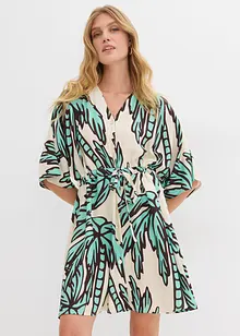 Robe courte en viscose fluide, manches kimono, bonprix