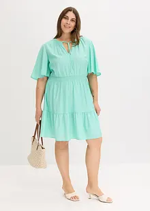 Robe courte et fluide en viscose mélangée, bonprix
