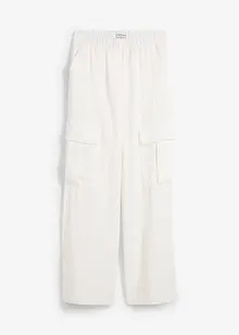 Pantalon large et fluide à poches cargo, bonprix