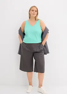 Lot de 2 débardeurs 100% coton, bonprix