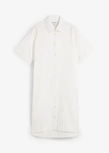 Hemdblusenkleid aus reiner Baumwolle, bonprix