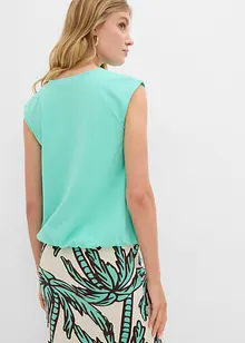 Shirt mit elastischem Bündchen, bonprix