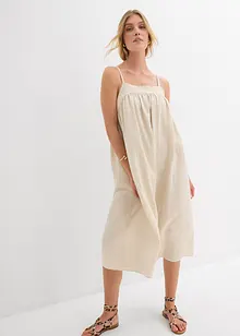 Robe à fines bretelles en viscose mélangée, bonprix