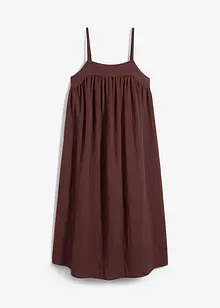 Robe à fines bretelles en viscose mélangée, bonprix