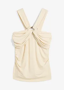 Neckholder-Top mit gehämmerter Deko-Schnalle, bonprix