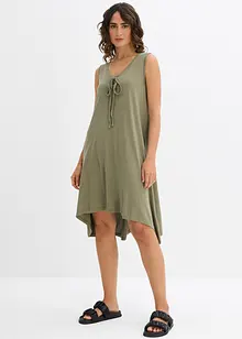 Robe en jersey à laçage, bonprix