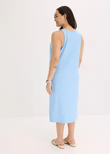 Robe midi en maille douce et côtelée, bonprix