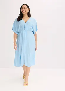 Robe-tunique en viscose froissée, bonprix