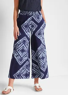 Pantalon avec taille smockée, bonprix