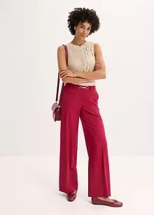 Marlenehose mit Ziergürtel, bonprix
