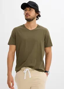 T-Shirt mit V-Ausschnitt (3er Pack), bonprix