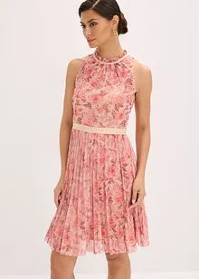 Minikleid aus feinem Tüll mit Plissee, bonprix