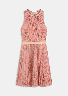Minikleid aus feinem Tüll mit Plissee, bonprix