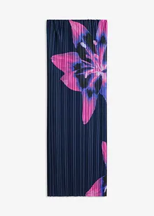 Bandeau-Kleid aus glänzendem Satin mit Plisse, bonprix