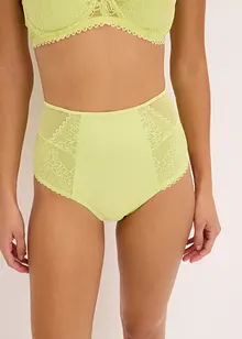Slip taille haute avec dentelle, bonprix