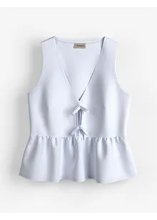 Blouse sans manches rayée, bonprix