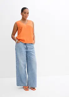 Blusentop aus softem Viskose-Mix, bonprix