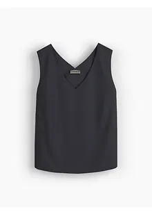 Blouse sans manches en viscose mélangée, bonprix