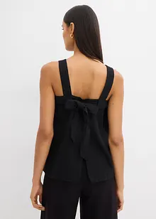 Top sans manches en viscose mélangée, à nouer dans le dos, bonprix