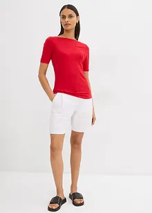 T-Shirt aus feiner Viskose, bonprix