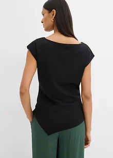 Asymmetrisches Top aus bequemem Scuba, bonprix
