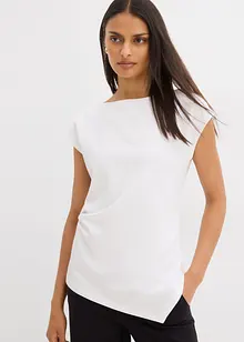Asymmetrisches Top aus bequemem Scuba, bonprix