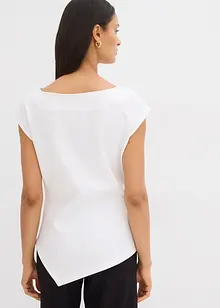 Asymmetrisches Top aus bequemem Scuba, bonprix