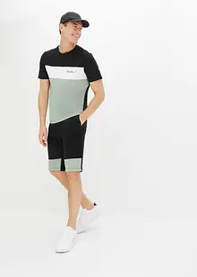 T-Shirt und Sweat-Bermuda (2-tlg.Set), bonprix