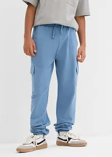 Jogginghose mit Cargotaschen aus reiner Bio-Baumwolle, bonprix