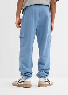 Jogginghose mit Cargotaschen aus reiner Bio-Baumwolle, bonprix