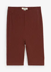 High-Waist-Radler aus Rippjersey, bonprix