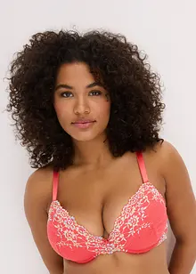 Lot de 2 soutiens-gorge à coques et dentelle multicolore, bonprix